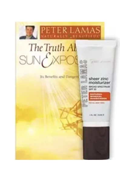 Sheer Zinc Moisturizer Broad Spectrum SPF 30 & The Truth About Sun Exposure Book